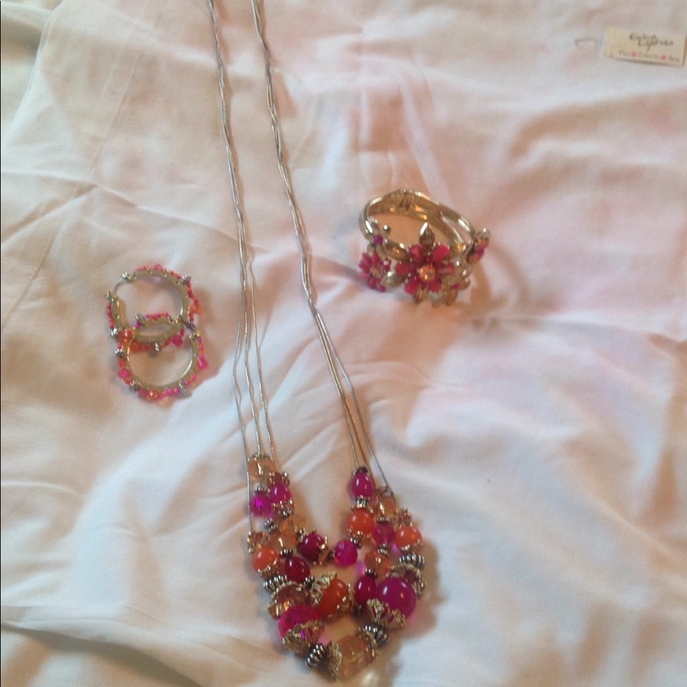 Erika Lyons necklace, bracelet and earrings